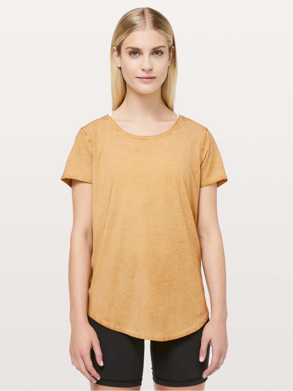 lululemon Short Sleeve Tee in Warm Tan